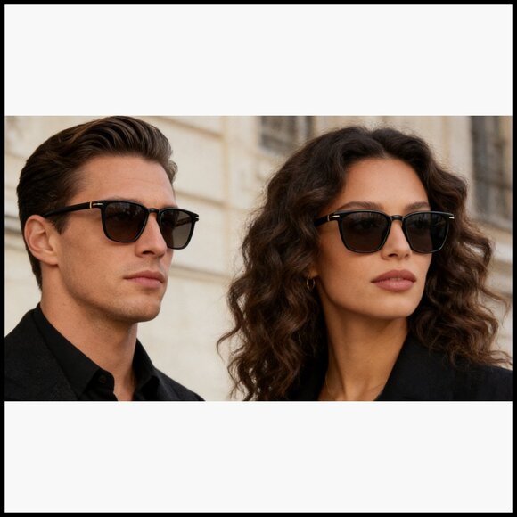 Acetate Square Sunglasses Polarized UV Protection Retro Shades